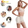 Velssut Women Butt Lifter Hip Enhancer Control trosor Body Shaper Fake Pad Foam Padded Underwear Plus Size Body Shapewear 220307