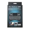 ミニ i8 ワイヤレスキーボードバックライトバックライト付き 2.4 グラムエアマウスリモコンタッチパッド充電式リチウムバッテリー Android TV ボックス用