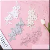 Haaraccessoires für Babys und Kinder, Umstandsstil, 3D-Blumen-Spitzenkragen, DIY-Stickerei, Applikation, Ausschnitt, Nähen, Stoffdekoration, Kleidung, Scrapbo