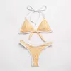 Omkagi Micro Bikini Mujer Высокие вырезывающие Купальники Женщины Maillot De Bain Femme Sexy Push Up Set Купальник Купальник Пляжная Одежда 210621