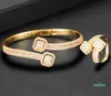 Orecchini Collana Missvikki Super Fine African Nigerian Bangle Ring Set Set di gioielli per le donne Matrimonio Brincos Para As Mulheres1