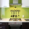 Wall Stickers Art Mural Kitchen Poster Original Fashion Home Decoration Painting Sticker Cooking Tools Carving Decal