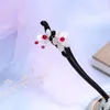 Vintage Pearls Flower Chinese Hairpins Clips For Women Hanfu Dress Costume Hair Forks Sticks Styling Ornaments FORSEVEN & Barrettes