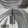 Nordic Led Hanging Lamp vardagsrum Panton Moon Art Pendant Lights Bedroom Restaurant Bar Luster Suspension Reading Home Decor Lam282b