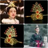 Уникальный костюм Headdress Unisex General Crown Crown Hanfu мужская и женская волосы CORSET COS Старинные анимационные волосы аксессуары