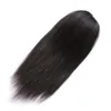 Naturlig svart yaki rakt dragsko hästsvans kort hårstycke för kvinnor ponytails mänskliga hårförlängningar 24 tum 140g
