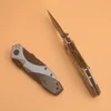 RUKO Survival Faltmesser 3CR13MOV Halb gezackte Klinge Aluminiumlegierung + Kohlefasergriff EDC Pocket Messer mit Kleinkasten