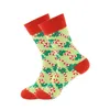 Arbre de noël neige Elk cadeau coton chaussettes heureuses nouveau automne hiver chaussettes de noël hommes drôle nouvel an père noël CO26werew