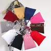 Pochette à cordon en velours 13*18cm, sac cadeau, porte-faveurs, sacs pour téléphone floqués, pochettes à bijoux, 100 pièces, vente en gros