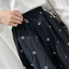 Surmiitro 100% katoen mode zomer lange rokken vrouwen elegante koreaanse witte zwarte esthetische hoge taille midi rok vrouw 210712