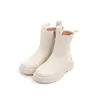 Girls Martin Boots Casual Autumn Winter PU Leather School Boy Shoes Fashion In Snow Boots 2021 NEW G1210