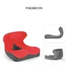 "L" Shape Memory Foam Orthopedic Cushion Comfort Ergonomic Design Back Coccyx Pillow for Car Seat Office Chair Pain Relief 211110