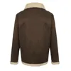 Erkek Ceketler Erkekler Sokak Giyim Deri Ceket Erkekler Boyun Fermuar Sıradan Kış Sıcak Üst Bluz Kalınlaştırıcı Ceket 2022
