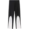 IEFB Trend Contrast Color Suit Pants Niche Design Casual High Street Personal Casual Pants Men's Business Trousers 210524