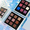 9 hål DIY Colors Collection Eyeshadow Paletten accepterar anpassad logotyp Matte Glitter Eye Shadow Palettes