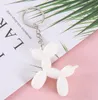 5 Colors Fashion Cute Balloon Dog Keychain Jewelry Couple Keyring Creative Cartoon Mobile Phone Bag Car Pendant Keychains Accessories