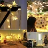 Dizeler 10/20/40/80 LEDS Yıldız Şeklinde LED Peri Dize Işıkları Pil Çalışan Tatil Noel Partisi Düğün Dekorasyonu