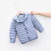 New 2021 Children's Down Cotton Clothes Thin Korean Children's Autumn And Winter Outwear Clothing Soft Colorful Teen Girl Coat H0909