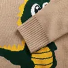 2021 Autumn Baby Boy Warm Long Sleeve Sweaters Children Clothes Dinosaurs Kids Sweater For Girls New Winter Baby Knitt Coat Tops Y1024