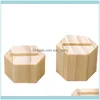 Packaging & Jewelrypair Of Wood Ring Display Stand Couple Holder Bracket Rack Jewelry Pouches Bags Drop Delivery 2021 Ljwpr