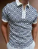 メンズポロスサマーシャツ2021ナショナルステッチカラープリントシャツブランドメンズショートリーブティーマン服m-4xl