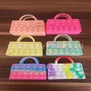 Noctilucence New Silicone Pencil Case Toys Rectangular Handbag Sensory Toy Toy Mini Simple Stress Relief Gifts5065303