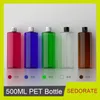Opslagflessen Kruiken Desmaand 20 Stks / partij 500ml Lege Pet Result Fles voor Cosmetica Shampoo Container Plastic Falp Lid Clear JX035