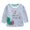 Jumping Meters Arrival Autumn Spring Embroidered Boys Girls Clothing Sets Long Sleeve Top + Bottom Outfits Kid 220117