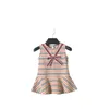 Baby Girl Odzież dziecięca sukienka Styl 2019 Lato Stripe Sprzedaży Dziewczynka Moda Dress Styl Super Low Cena Q0716