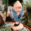 Decorative Objects & Figurines Ecobravo Creative Resin Little Monk Ornaments Give Students Prizes Birthday Gifts Home Decoration Accessories
