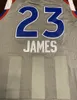 100% 스티치 올스타 LeBron James Basketball Jersey Mens 여성 청소년 사용자 정의 번호 이름 Jerseys XS-6XL