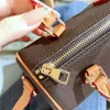 Snelle handtas dame kussen handtassen klassieke louise portemonnee vutton handtassen vrouwen crossbody portemonnee zipper cilindrisch kussen praktische schoudertas bruine bloem