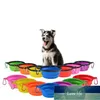 Dog Cat Water Dish Feeder Silicone Bol d'alimentation pliable Voyage Outils d'alimentation pour animaux de compagnie pliables 12 couleurs dff1955 Conception d'experts de prix d'usine Qualité Dernier style