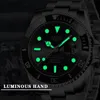 Relogio Masculino Fashion Mens Watches LIGE Top Brand Luxury Business Watch Men Stainless Steel Waterproof Quartz Clock 210517