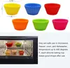 Silicone Baking Cups Tools, Reusable Cupcake Liners Nonstick Muffin Cup Cake Molds Set Standard Size Cupcakes Holder