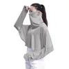 S!! Outdoor Travel Driving Long Sleeve Face Neck Cover Masked Scarf Veiled Sun-proof Top Cycling Caps & Masks