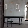 이탈리아 디자이너 유리 펜 던 트 램프 현대 침실 / 거실 LED 펜 던 트 램프 아트 장식 매달려 조명 서스펜션