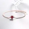 Bague Ringen Charms S925 Bracelets for Women Pure Sterling Silver 925 Jewelry Cute Cat Ruby AAA Zircon Female Fashion Gift