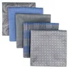 5 stycken Assorted Mens Pocket Square Silk Handkerchief Set Färgglada Stora Tillbehör Presentparty