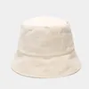 Vinterklassisk Corduroy Stingy Brim Hat Outdoor Harajuku Fiske Bucket Hattar för Kvinna Man Unisex Casual Cap