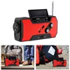 Radio Emergency 2000Mahsolar Hand Crank Portable AMFMNOAA Pogoda z lampy odczytu Cell Cell Charger5491512