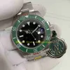3 Style Super N Factory Watch 904L Steel Mens 41mm Zafiro Glass 126610 Black Dial Green Ceramic Bisel 126610ln 126619lb Diving E197v