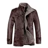 Mens Leather Jackets Classic Motorcycle Bike Cowboy PU Jacket Male Velvet Casual Coat Warm Brand Clothing Plus Size 8XL 211203