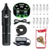 Professional Tattoo Machine Kit LCD Power Supply Rotary Pen With Cartridges Needles Permanent Makeup for Artist 210622