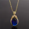 diamond necklace with sapphire