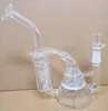 Hookahs Set Glass Bongs Clear Thick Bong with Birdcage Perc Recycler Oil Rigs Build a Bong