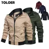 Casual Solid Jacket Men Cotton Multi-pocket Bomber Jackets Male Spring Autumn Slim Fit Coat Pilot Windbreaker Jaqueta Masculina Y1109