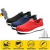 Safety Shoes Men's Puncture-proof Protective Security Work Summer Breathable Women Men 211217