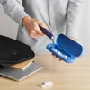 [Neue Version] Soocas V1 Sonic Whitening elektrische Zahnbürste, tragbar, USB-Typ-C-Aufladung mit 2 Bürstenköpfen – Blau