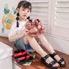 Crianças Sandálias Chinelos Para Meninos Meninas Sapatos Casual Praia Sandálias Esportivas Lona EVA Sola Plana Macia Crianças Verão Sapatos EU 24-35 210713